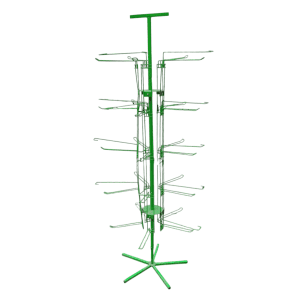 Стойка прикассовая д75/195 зеленая 25 крючков