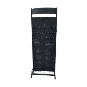 Стойка прикассовая 70/36/200 черная 1 полка 25 крючков