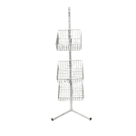 Стойка прикассовая 24/26/112 белая 3 полки