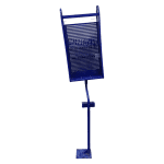 Стойка прикассовая Gillete 27/50/220 синяя 12 крючков