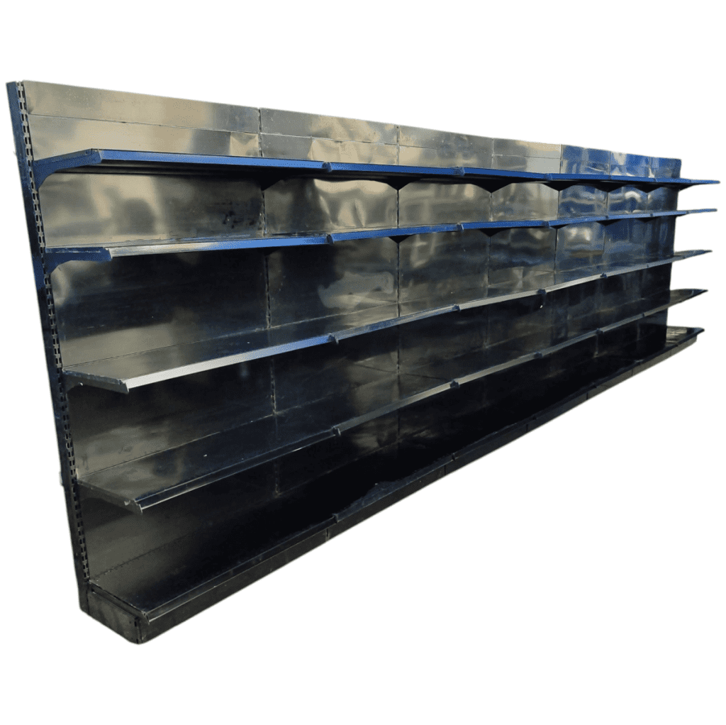 Стеллаж торговый пристенный