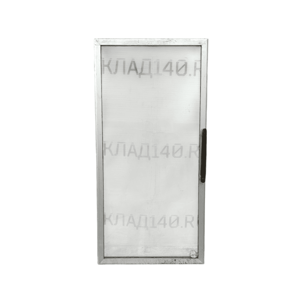 Дверь стеклопакет серая