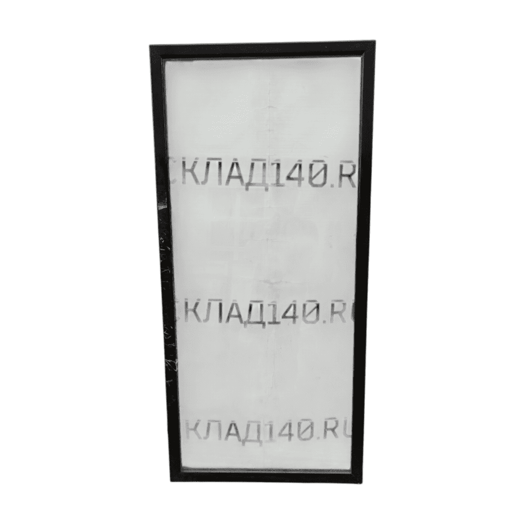 Дверь стеклопакет черная