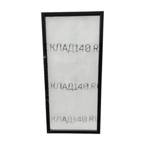 Дверь стеклопакет черная (79,5/155/4)