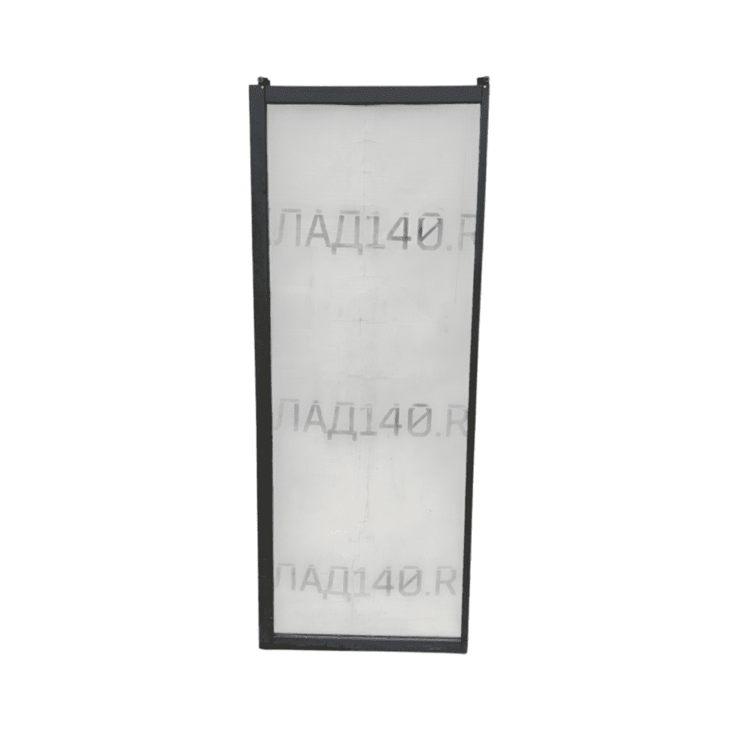 Дверь стеклопакет серая