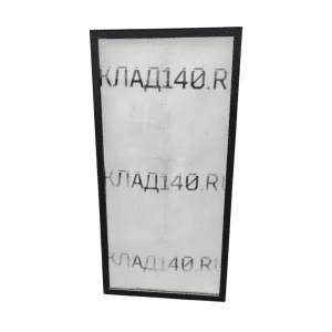 Дверь стеклопакет черная (68,5/135,5/3)