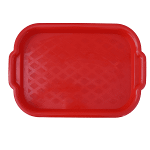 Поднос 49/34 пластиковый красный