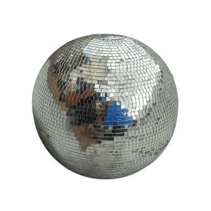 Зеркальный шар D50 см с приводом SLR-531